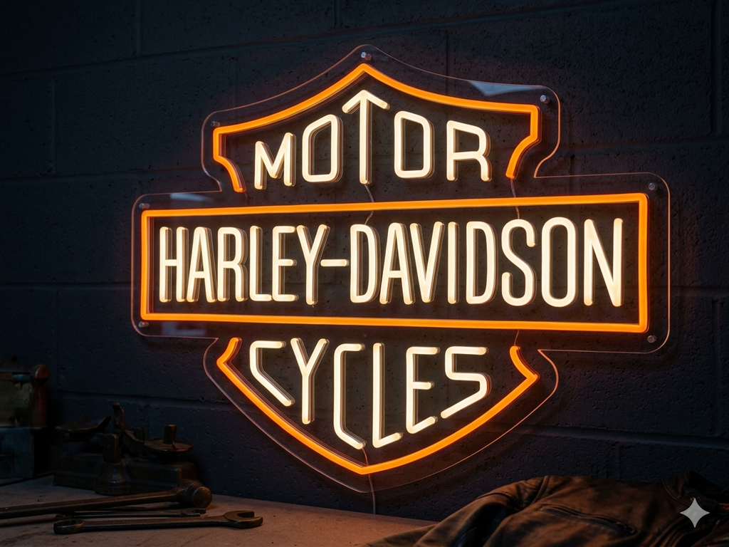 Letrero Harley Davidson